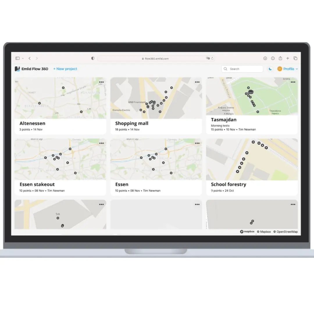 Emlid Flow And Flow 360 Mobile App 1