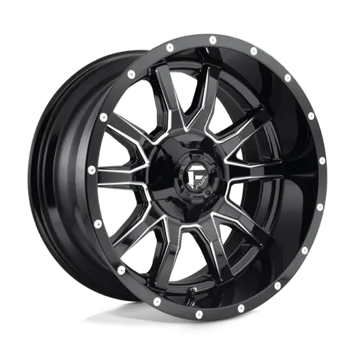 D627 20X9 6X135/5.5 Gl-Blk-Mil 19Mm 1
