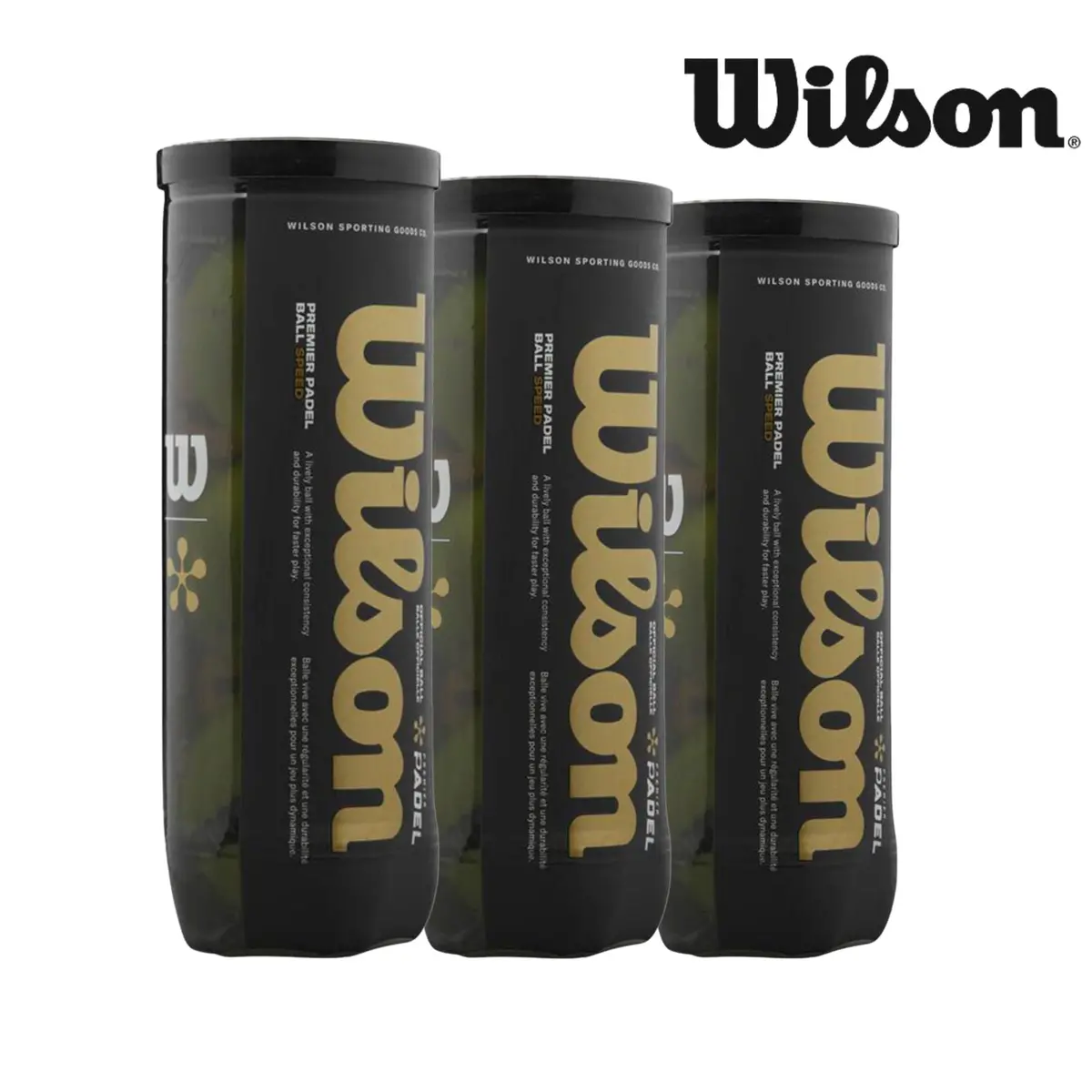 Wilson Premier Padel Speed Balls 3X3 Pc 1