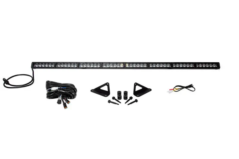 Diode Dynamics 18-21 Jeep Jl Wrangler/Gladiator Ss50 Hood Led Light Bar Kit - White Driving 1