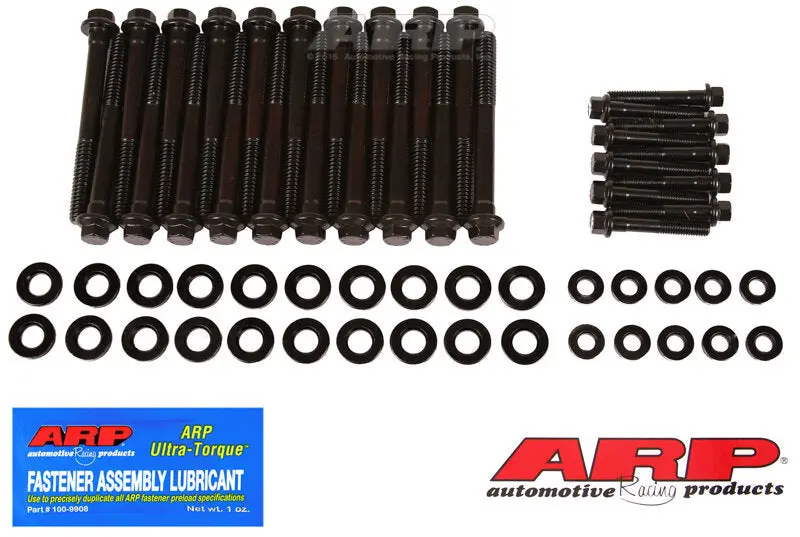 Arp Chevy Lsa 8740 Hex Head Bolt Kit- Black 1