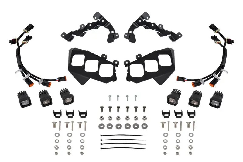 Diode Dynamics 17-24 Can-Am Maverick X3 C1 Headlamp Kit - Pro White Abl (Pair) 1