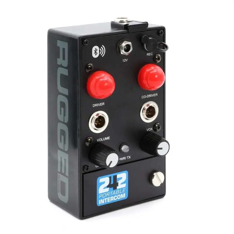 Rugged Radios 242 - Portable Intercom With Bluetooth Music 1
