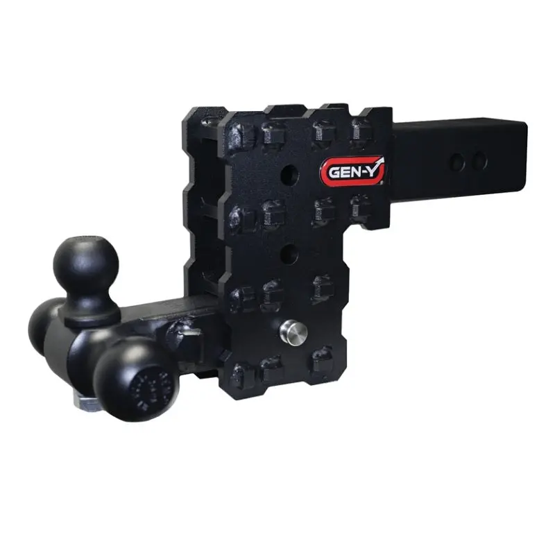 Gen-Y Phantom-X 2.5In Solid Shank 5In Drop 1.6K Tw 16K Hitch W/Gh-052 (No Flat Towing) 1