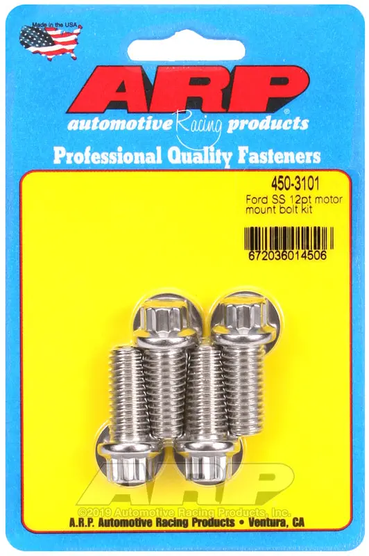 Arp Ford Ss 12Pt Motor Mount Bolt Kit 1