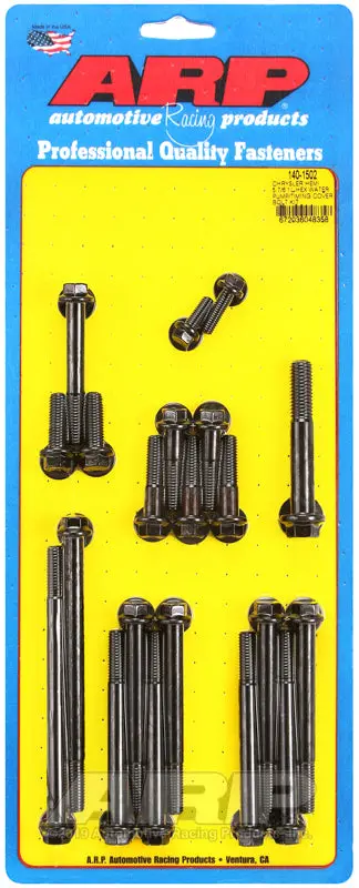 Arp Chrysler Hemi 5.7/6.1L Hex Water Pump/Timing Cover Bolt Kit 1