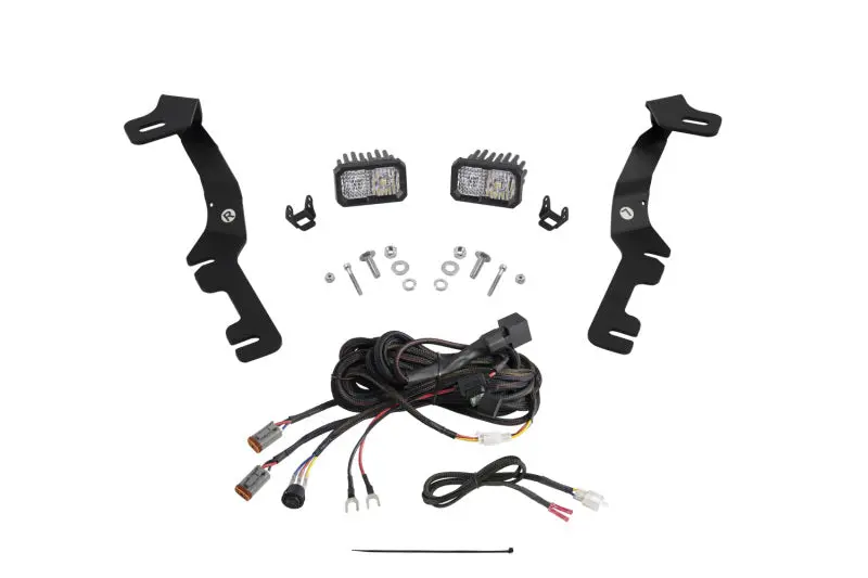 Diode Dynamics Stage Series Ditch Light Kit For 2019-Present Ram C2 - Pro White Combo 1