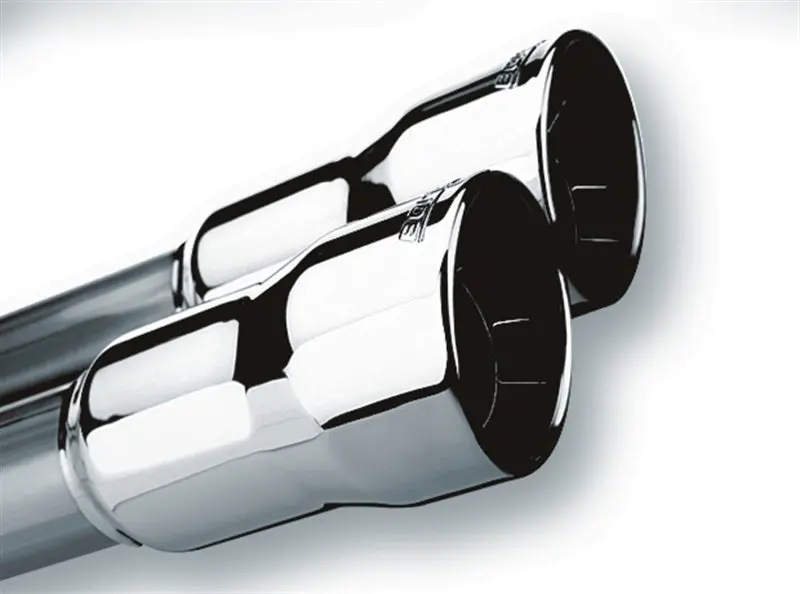 Borla Universal Polished Tip Dual Round Rolled Angle-Cut (Inlet 2In. Outlet 3In) *No Returns* 1