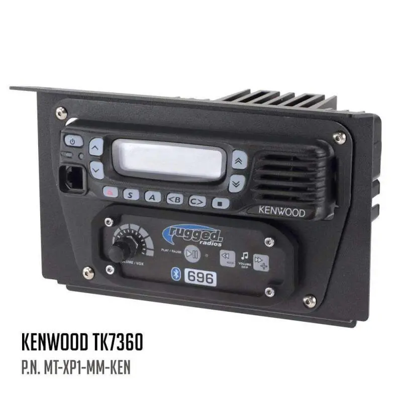 Rugged Radios Polaris Xp1 Mount Kit - M1 / G1 / Rm60 / Gmr45 Radio - Kenwood Tk7360 1