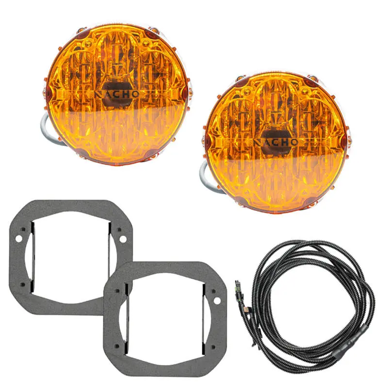 Arb Jeep Jl/Jt Nacho Sae Only Plug N Play Fog Light Kit (Bumper Kit) - Amber 1