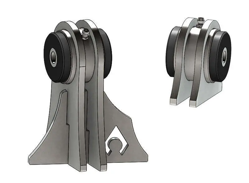 Artec Industries 07-18 Jeep Jk Jku Weld On Uca Brackets Daystar Bushings 1/2 In Hole 1