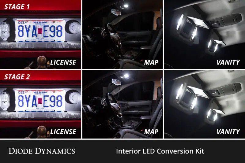 Diode Dynamics 17-20 D F-150 Raptor Interior Led Kit Cool White Stage 1 2