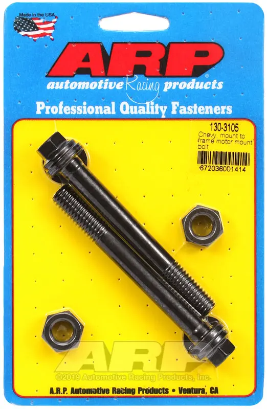 Arp Chevy Mount To Frame Motor Mount Bolt Kit 1