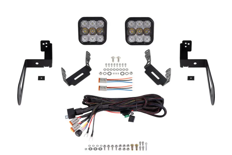 Diode Dynamics Jeep Jk Ss5 Crosslink Bumper Lightbar Kit Sport Combo 1