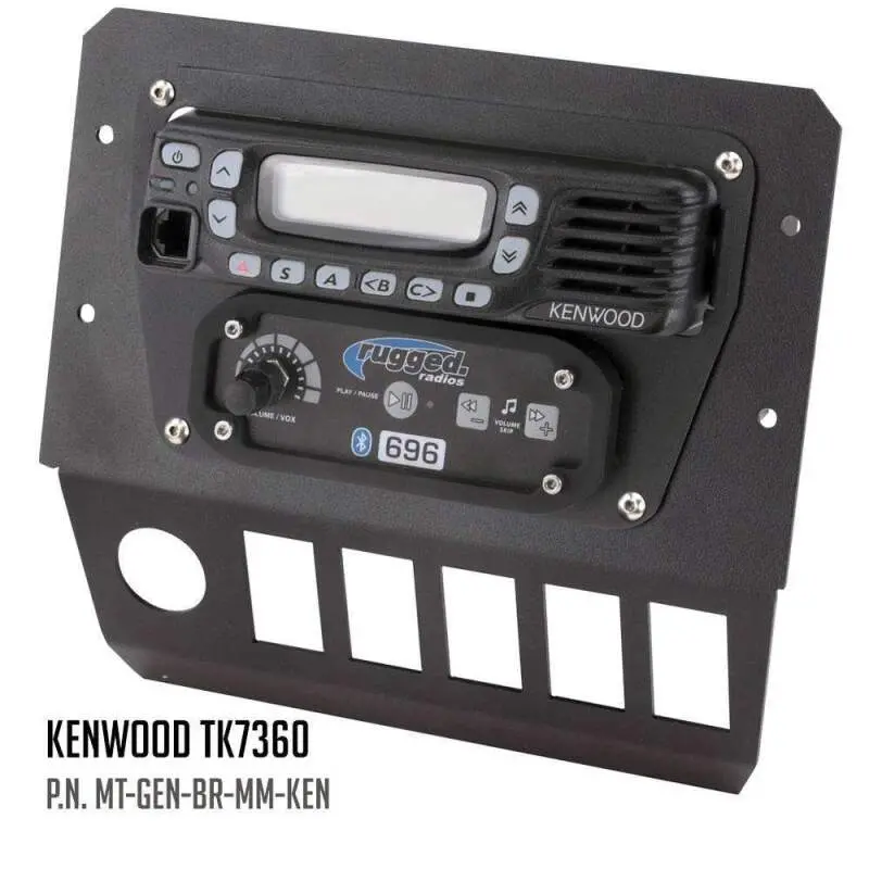 Rugged Radios Polaris General Multi Mount Kit For Radio And Intercom Motorola Cm300d/Vertex Vx2200 1