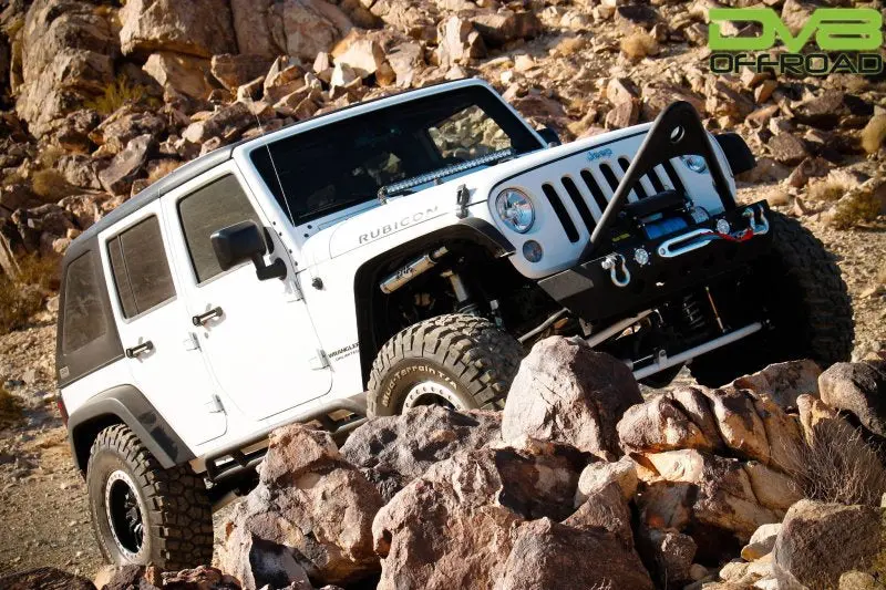 Dv8 Offroad 07-18 Jeep Wrangler Jk 2 Piece Fast Back Hard Top 4 Door - Black (Ds Only) 1