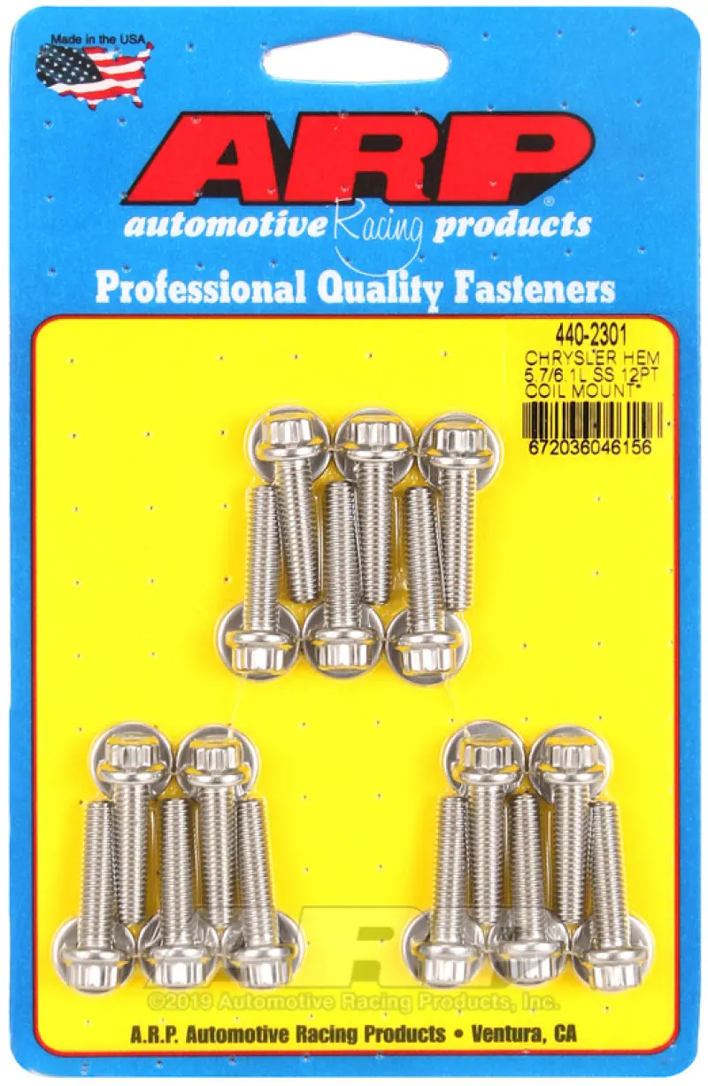 Arp Chrysler Hemi 5.7/6.1L Ss 12Pt Coil Mount Bolt Kit 1