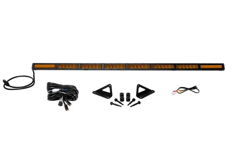 Diode Dynamics 18-21 Jeep Jl Wrangler/Gladiator Ss50 Hood Led Light Bar Kit - Amber Combo 1