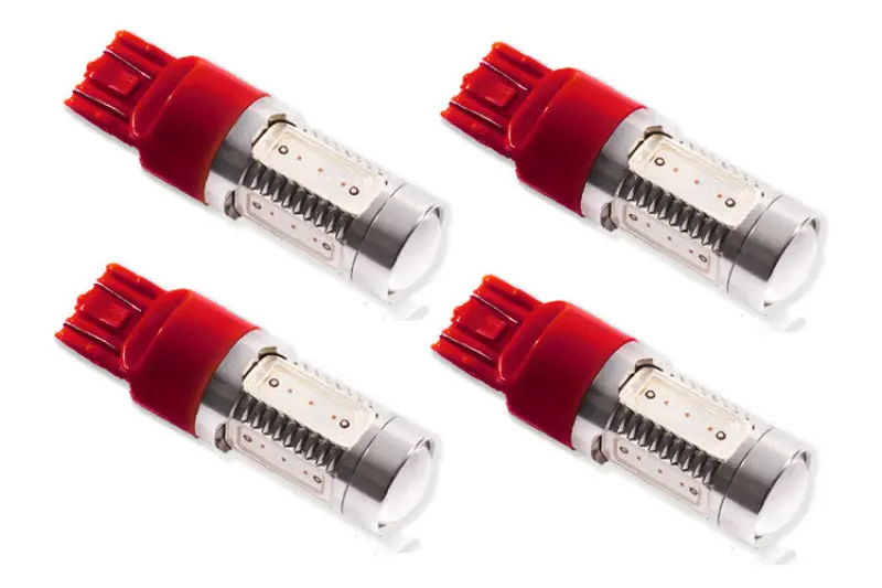 Diode Dynamics 7443 Led Bulb Hp11 Led - Red Set Of 4 1