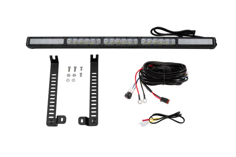 Diode Dynamics 14-19 Toyota 4Runner Ss30 (Single) Stealth Lightbar Kit - White Combo 1