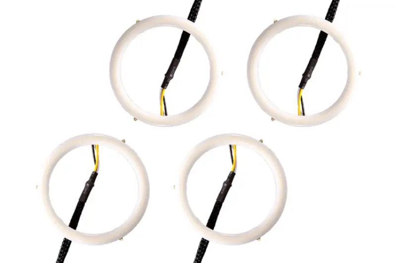 Diode Dynamics Halo Lights Led 70Mm - Red Four 1