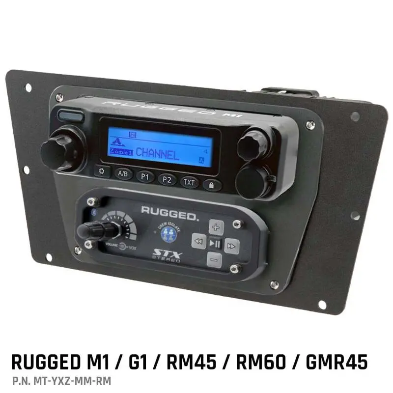 Rugged Radios Yamaha Yxz Multi-Mount Rugged M1/G1/Rm45/Rm60/Gmr45 1