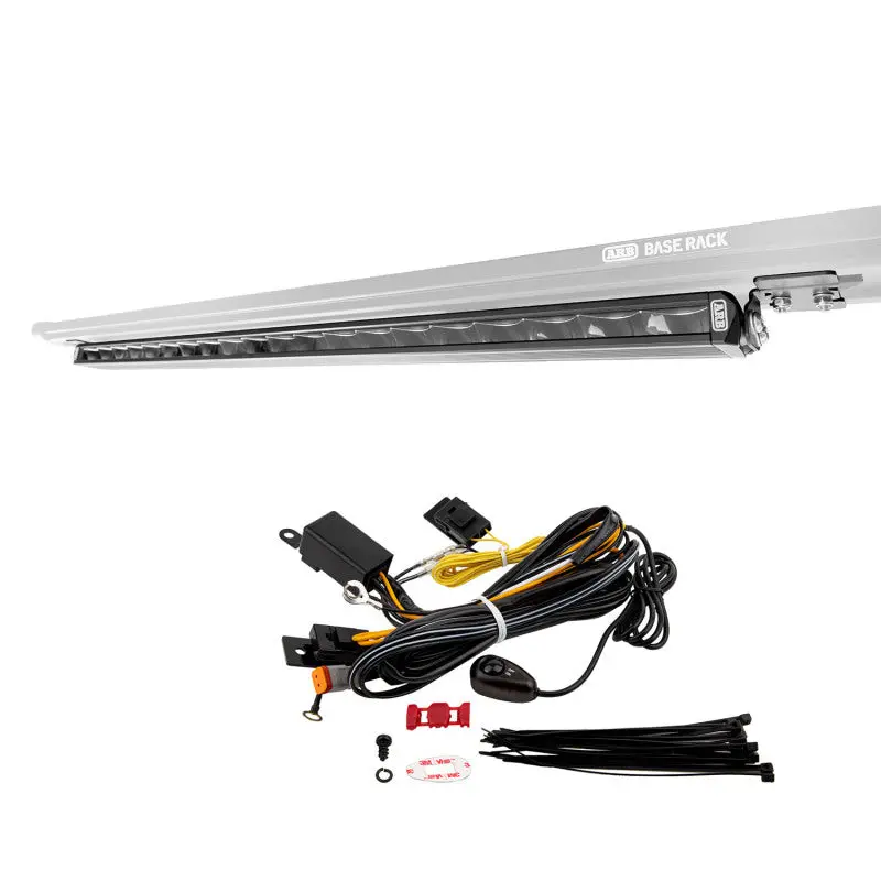 Arb Base Roof Rack Slimline Led Light Bar Kit 1