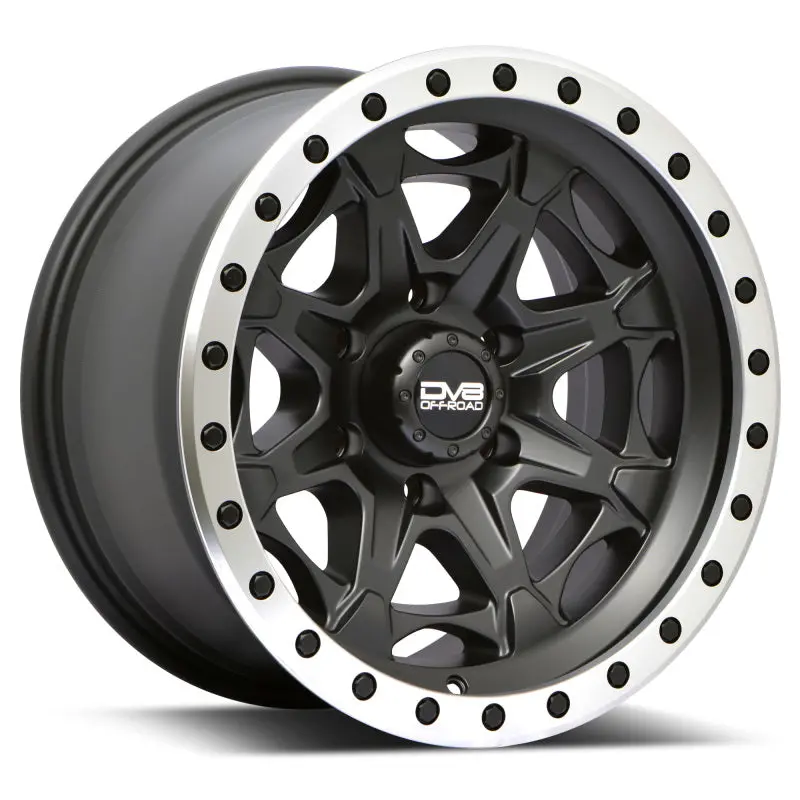Dv8 Offroad Aluminum 886 Beadlock Wheels 20X9 5X127 - 12Mm Matte Black 1