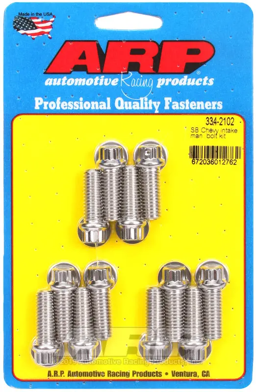 Arp Sb Chevy Intake Manifold Bolt Kit 1