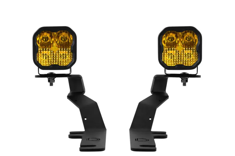 Diode Dynamics 15-20 Ford F-150/Raptor Sport Ss3 Led Ditch Light Kit - Yellow Combo 1