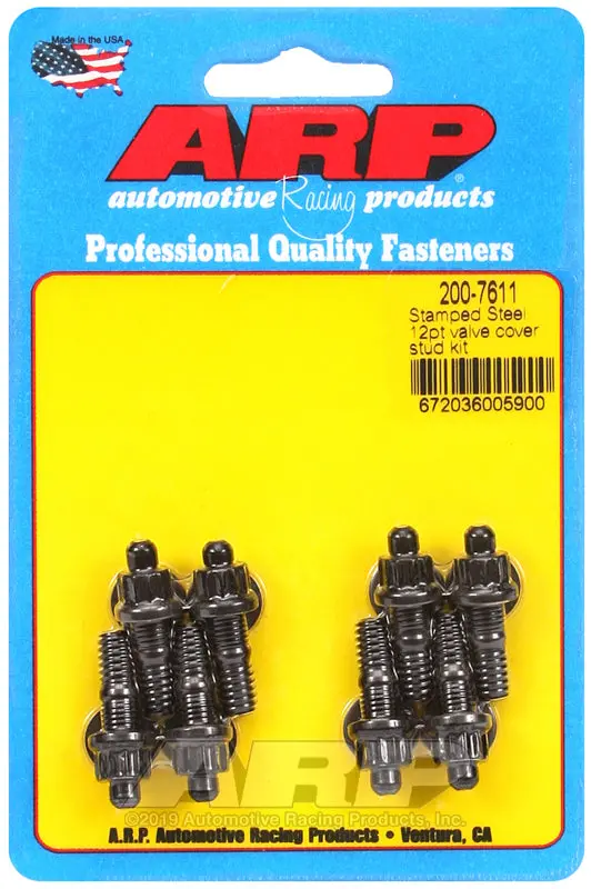 Arp Stamped Steel 12Pt Valve Cover Stud Kit 1
