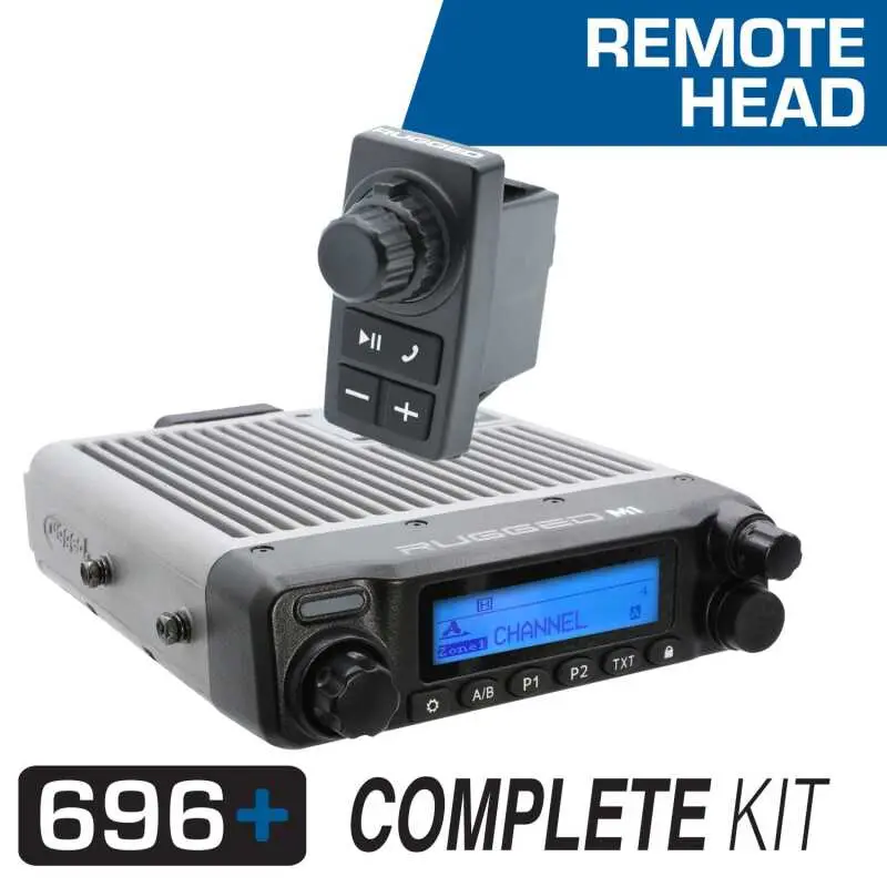 Rugged Radios 696 Plus Complete Master Comm Kit W/ Intercom - 2-Way Radio M1 Vhf Business Band 1