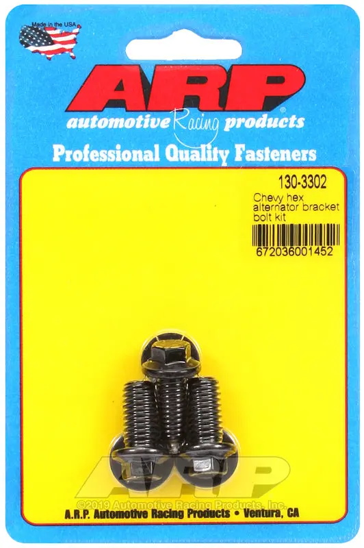 Arp Chevy Hex Alternator Bracket Bolt Kit 1