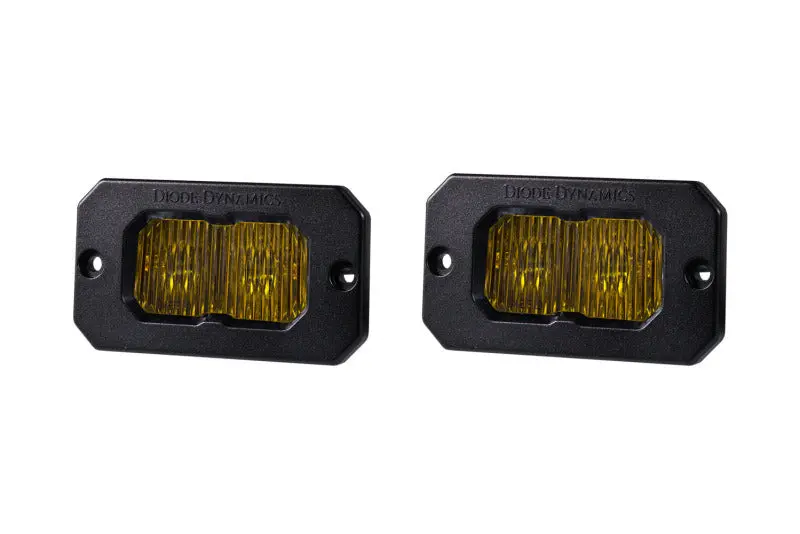 Diode Dynamics Stage Series 2 In Led Pod Pro - Yellow Fog Flush Abl (Pair) 1