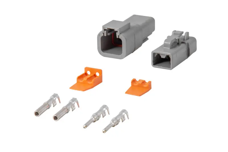 Diode Dynamics Deutsch Connector Kit 2-Pin 12-14 Gauge 1