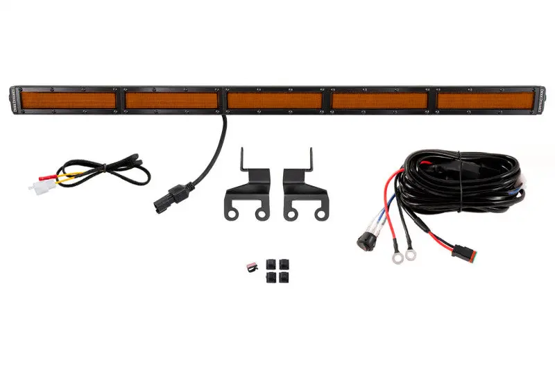 Diode Dynamics 18-21 Jeep Jl Wrangler Ss30 Rear Hardtop Bracket Kit - Amber Flood 1