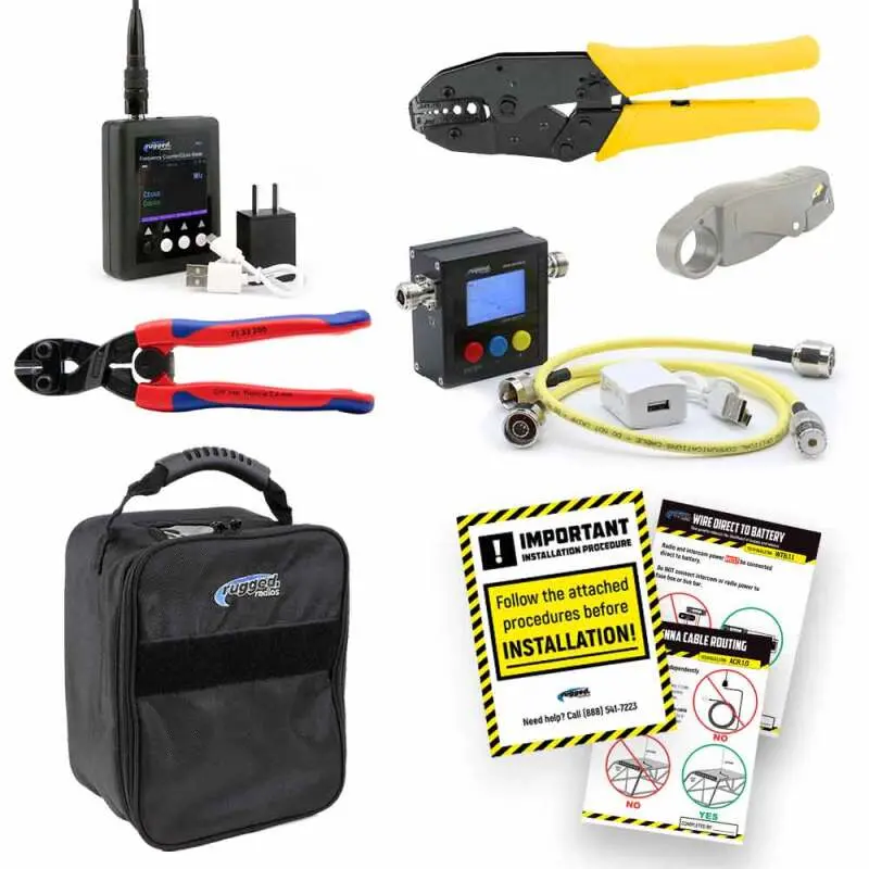 Rugged Radios Technician Tool Kit With Carrying Bag 1