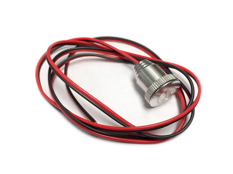 Artec Industries Led Bolt Light - 1 Watt Amber Aluminum 16Mm Silver (1 Light) 1