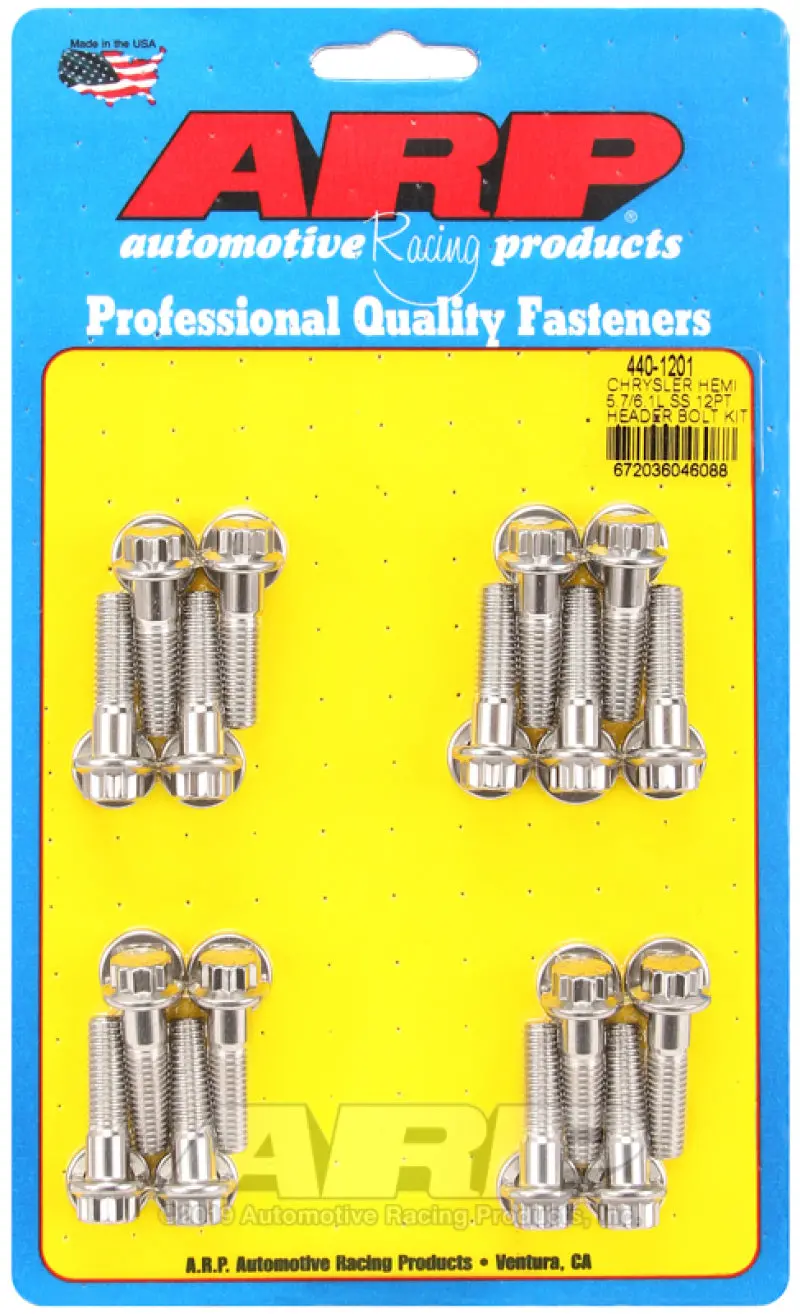 Arp Chrysler Hemi 5.7/6.1L Ss 12Pt Head Bolt  Kit 1