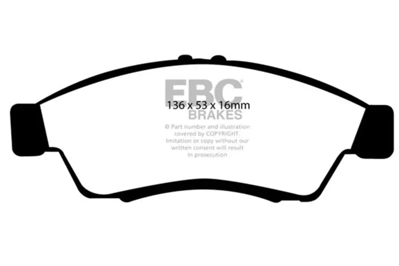 Ebc 06-07 Suzuki Aerio 2.3 Greenstuff Front Brake Pads 1