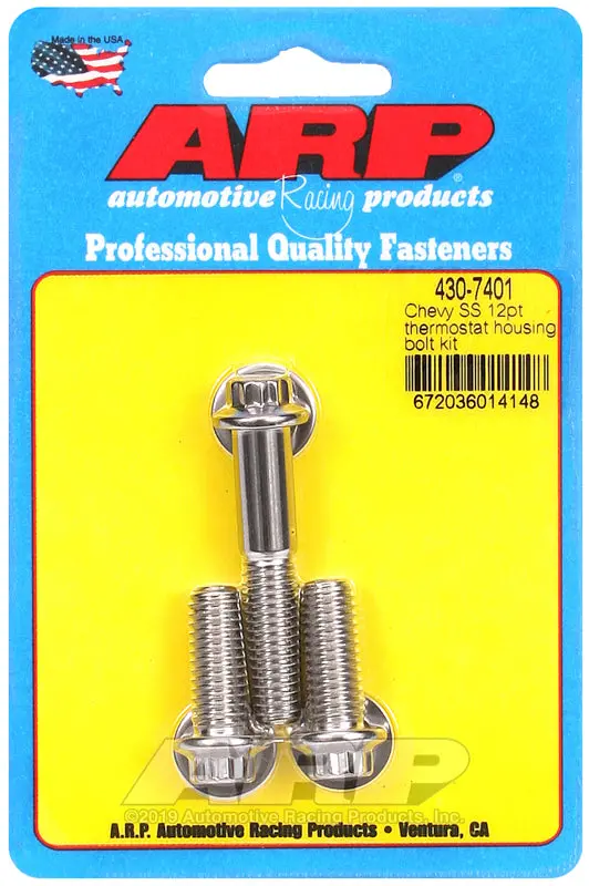 Arp Chevy Ss 12Pt Thermostat Housing Bolt Kit 1
