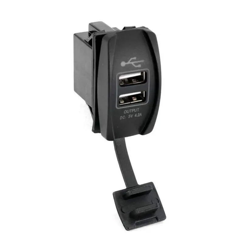 Rugged Radios Usb Rocker Switch Hub With 4.2 Amp Outlet 1