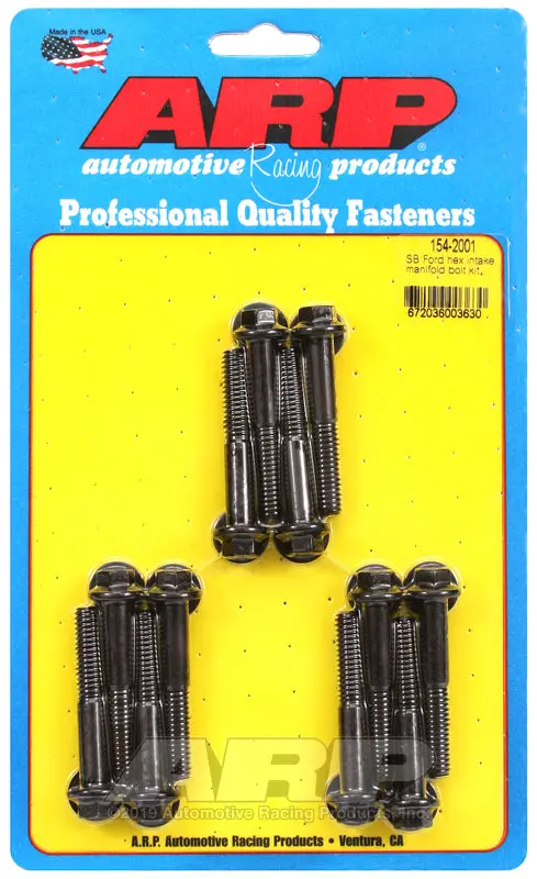 Arp Sb Ford Hex Intake Manifold Bolt Kit 1