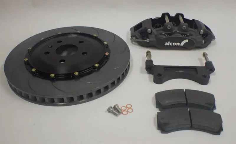 Alcon Chevrolet Corvette C8 (Aftermarket Wheels) 6 Piston 380X36mm Front Street Kit - Anodized 1