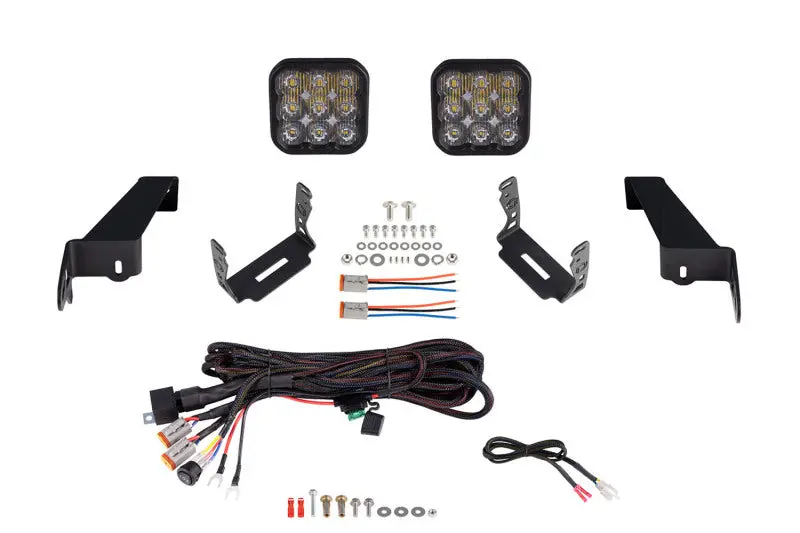 Diode Dynamics Jeep Jl Ss5 Crosslink Bumper Lightbar Kit Sport Driving 1