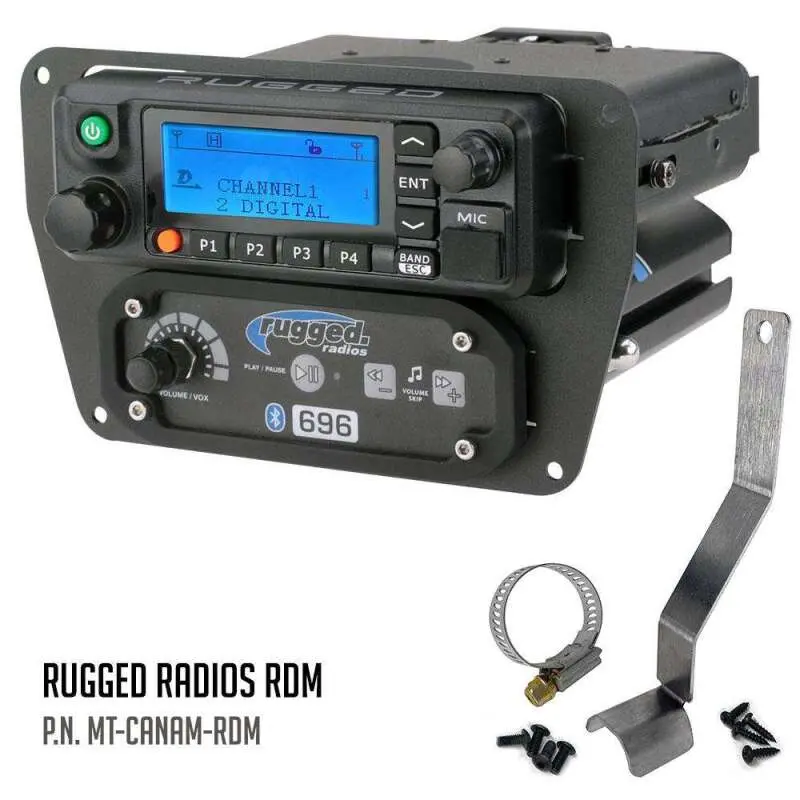 Rugged Radios Can-Am Commander Intercom And Radio Mount Rugged Rdm 1