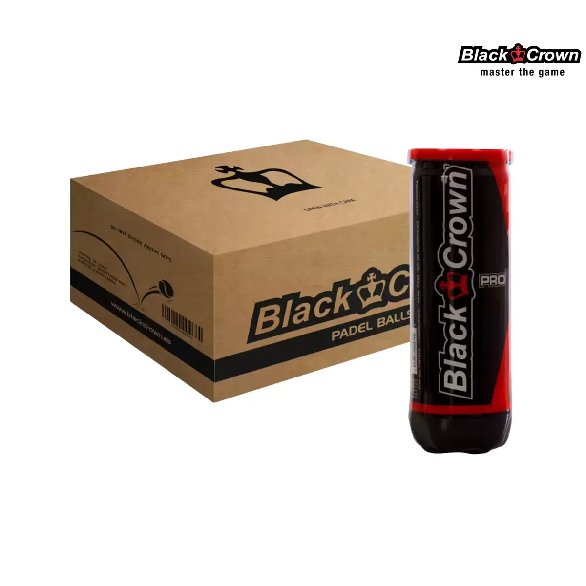 Black Crown Pro Padel Ball 24X3 Pc 1