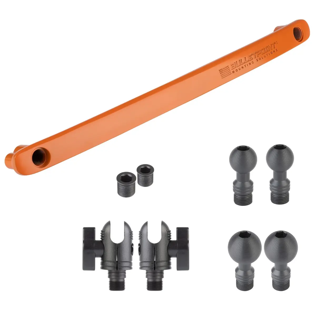 Grab Bar Insert Replacement With 2 Mounting Points 2011-2018 Jeep Wrangler Jk - Orange 1