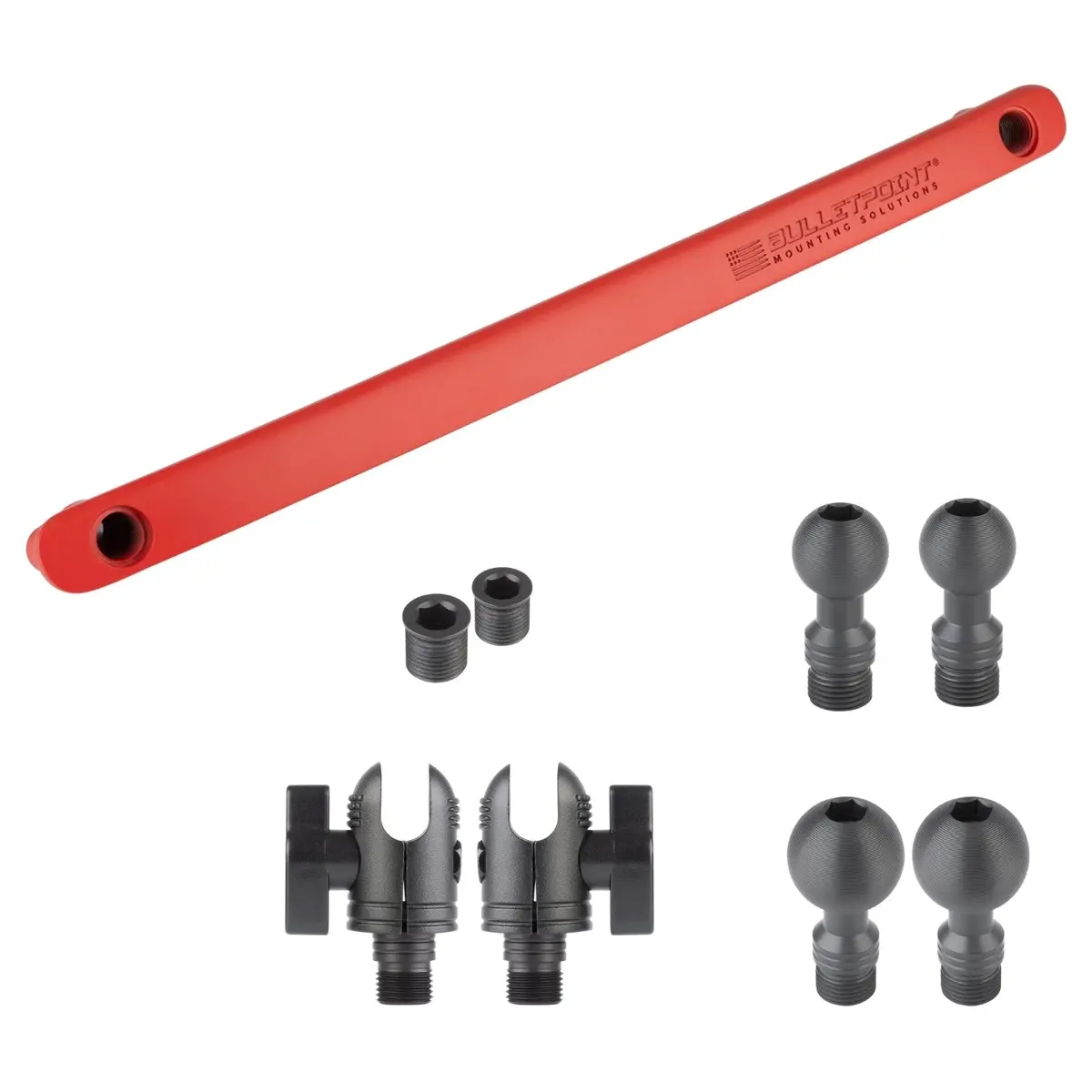 Grab Bar Insert Replacement With 2 Mounting Points 2011-2018 Jeep Wrangler Jk - Red 1