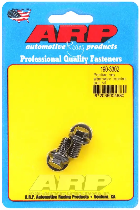 Arp Pontiac Hex Alternator Bracket Bolt Kit 1